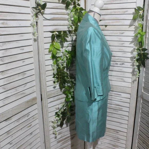 RARE FIND VINTAGE Banu silk suit jacket/skirt (1503) - Picture 2 of 12